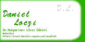 daniel loczi business card