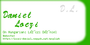 daniel loczi business card